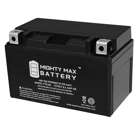 YTZ10S 12V 8.6AH Replacement Battery for UB-YTZ10S-BS